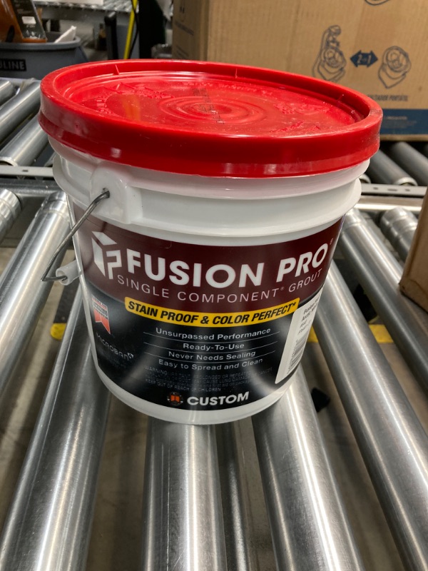 Photo 2 of Custom Building Products Fusion Pro #640 Arctic White (2)-1 gal. Single Component Stain Proof Grout