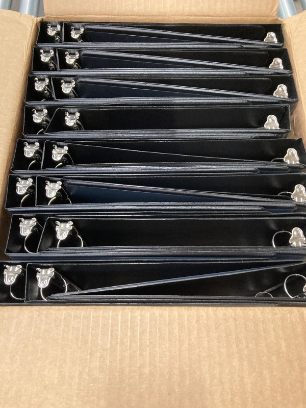 Photo 1 of Avery Economy 3 Ring Binder, 1/2 Inch Round Rings, 4 Black Binders (03201) https://a.co/d/bQ5ILit
