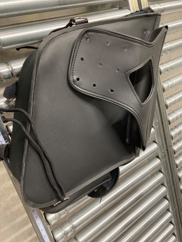 Photo 4 of Milwaukee Leather MP8315 Black Zip Off PVC Throw Over Saddlebags with Bonus Side Pockets - One Size One Size Black