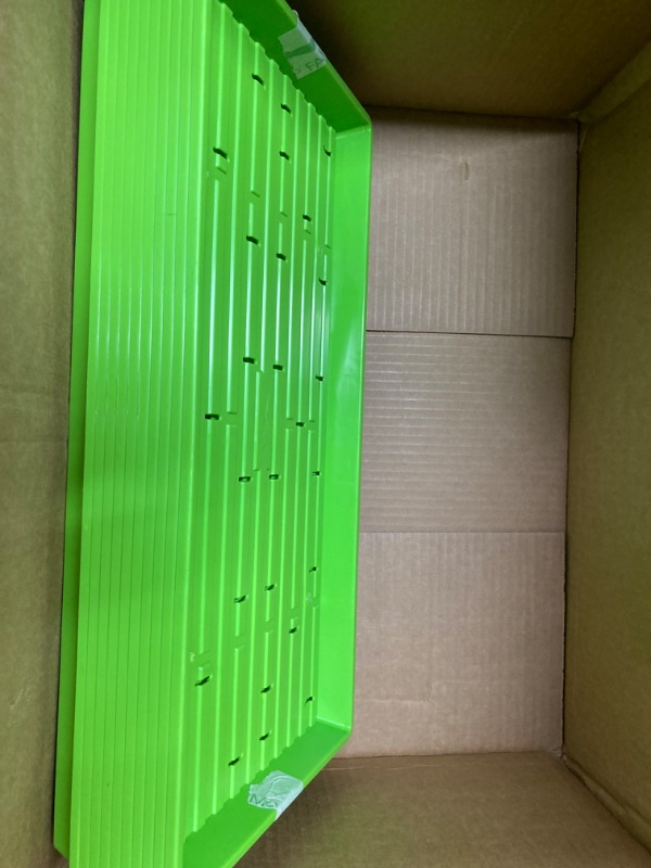 Photo 1 of Bootstrap Farmer Microgreen 1020 Trays, Green 10 Pack, Extra Strength with Holes Shallow Seed Plant Tray Grow Microgreens Wheatgrass Fodder Sprouting 10 Trays Green