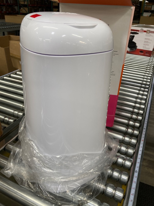 Photo 1 of Diaper Genie Expressions Pail | Odor-Controlling Baby Diaper Disposal System | Includes Diaper Pail and 1 Starter Refill Bag