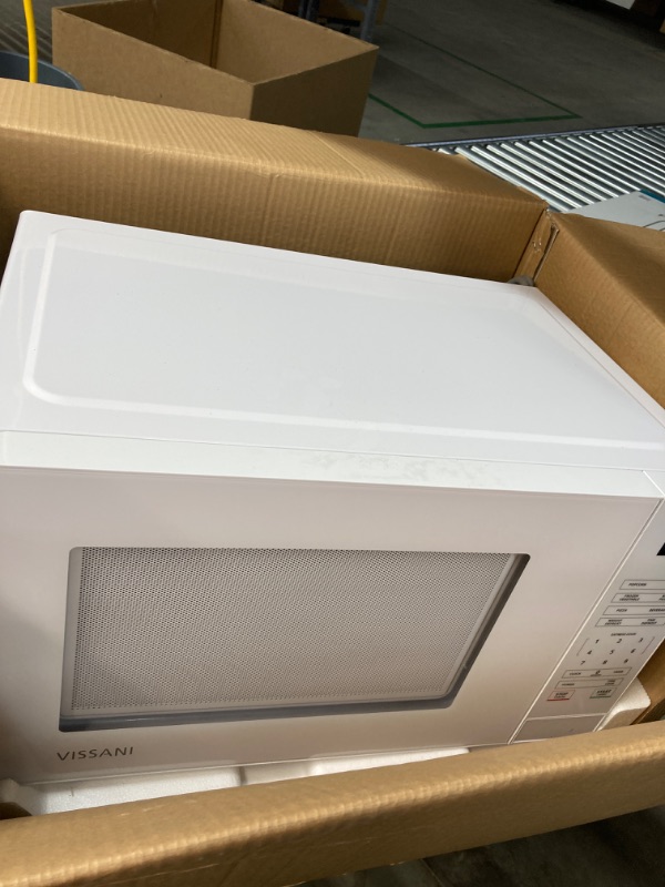 Photo 2 of 1.1 cu. ft. Countertop Microwave Oven in White