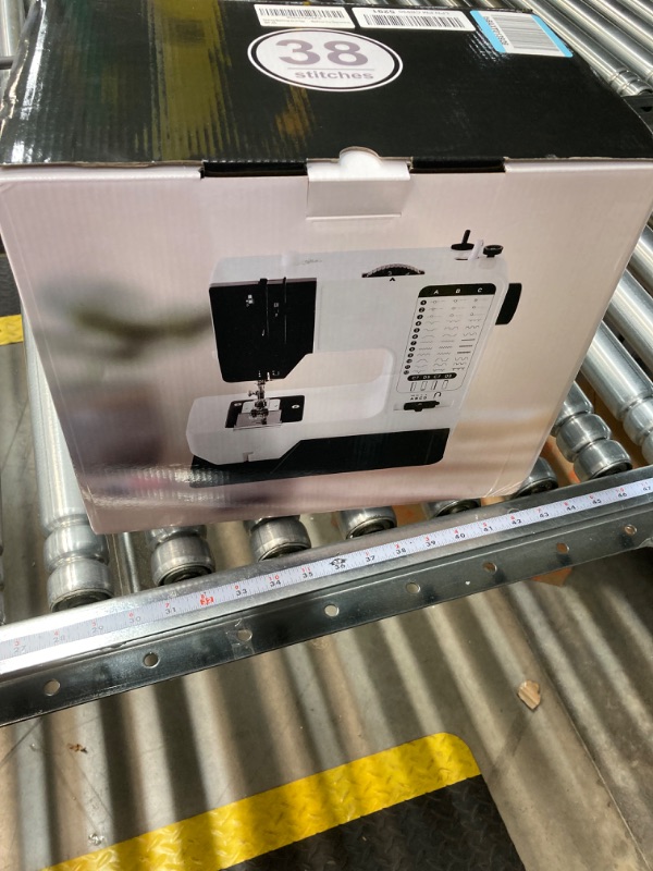 Photo 1 of Sewing Machine, Mini Sewing Machine for Beginners and Kids, Portable Electric Sewing Machine, 38 Stitches Adjustable Speed Speed with Foot Pedal & Sewing Kit (Newest Upgrade Version)