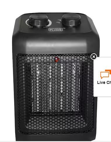 Photo 1 of 1500-Watt Electric Personal Ceramic Space Heater