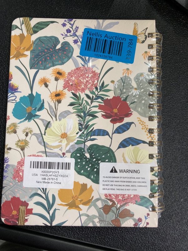 Photo 2 of 2024 Planner - 2024 Planner Weekly and Monthly from Jan. 2024 - Dec. 2024, 6.4" x 8.5", Planner 2024 with 12 Monthly Tabs, Hardcover, Thick Paper, Elastic Closure, Back Pocket, Perfect Organizer