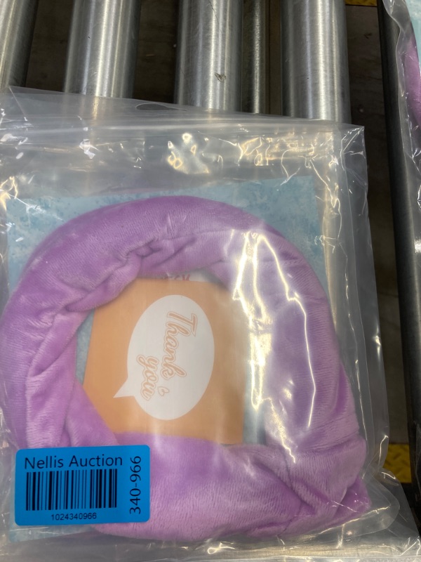 Photo 1 of Neck Hot Tube, Wearable Hot Neck Wraps for Winter, Keep You Warm Throughout The Winter - Suitable for Cold Weather, Providing Warmth - Reusable and Hands-Free Hot Collar (Purple) 1 pcs Purple-a