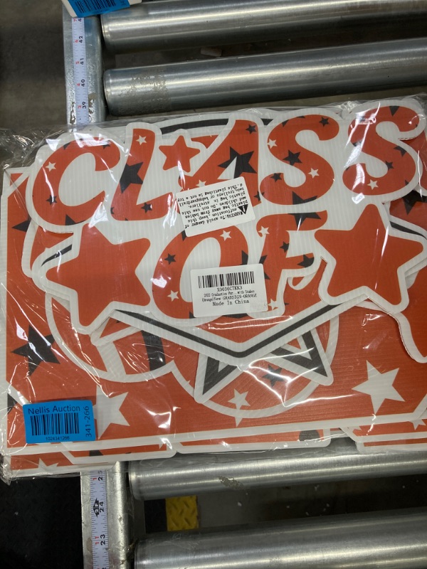 Photo 1 of 14 PCS 2023 Graduation Decorations 16 Inch Waterproof Graduation Yard Signs Large Congrats Grad Yard Signs Class of 2023 Graduation Yard Sign with Stakes for Graduation Party Decorations Supplies (Orange)