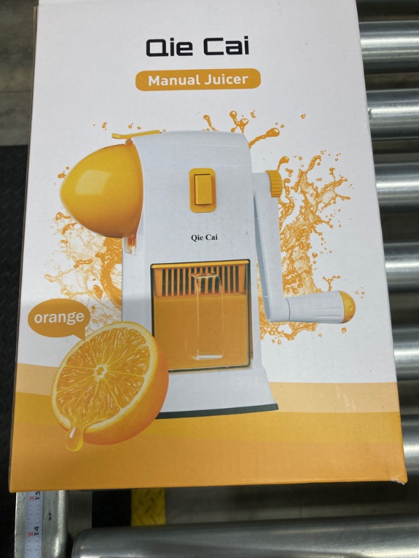 Photo 2 of Professional Orange Juicer Machines, Manual Orange Juice Squeezer Maker, Portable Citrus Press Juicer Handheld With Strainer & Juice Container Easy To Clean