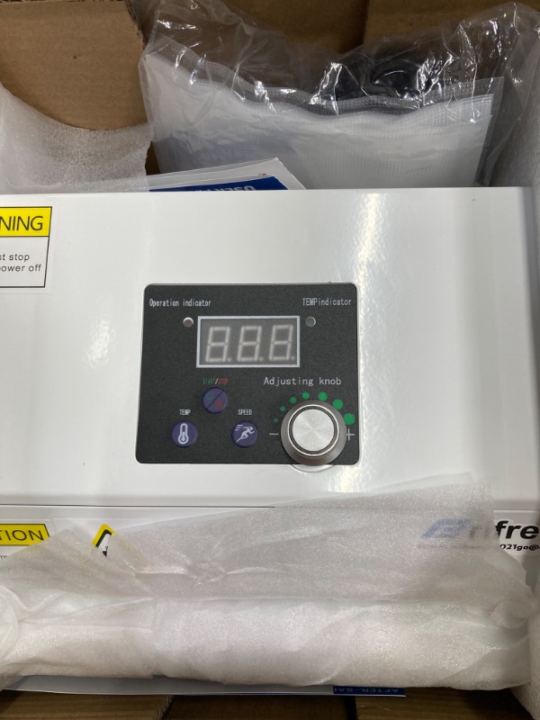 Photo 1 of Frifreego Commercial Grade Heat Sealer Automatic Continuous Heat Bag Sealing Machine, Temp&Speed Adjustable, Heavy Duty Horizontal Bag Sealing Machine for Kinds of Plastic Packing Bags, Desktop White