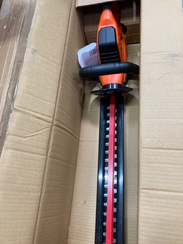 Photo 4 of SOYUS Hedge Trimmer Cordless, 20V Electric Hedge Trimmers with 18 Inch Dual Action Blades and 3/4" Cutting Capacity, 2.0Ah Battery and Fast Charger Included https://a.co/d/hejH2Qa