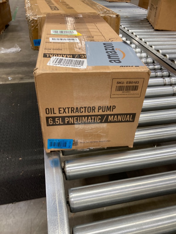 Photo 1 of EWK Patented 6.5L Pneumatic/Manual Oil Extractor Change Pump for Automotive Fluids Vacuum Evacuation