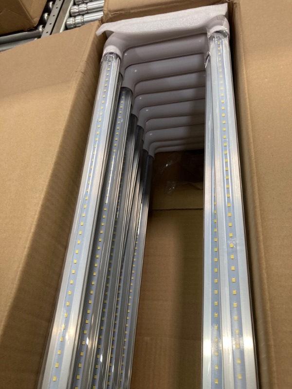 Photo 3 of 10 Pack 25W U Bend LED Tube Light T8 (60W Equivalent), V Shape, High Output 3375 LM 5000K Daylight,Medium Bi-Pin Base, Fluorescent Tubes Replacement, Ballast Bypass https://a.co/d/02rFyOHS