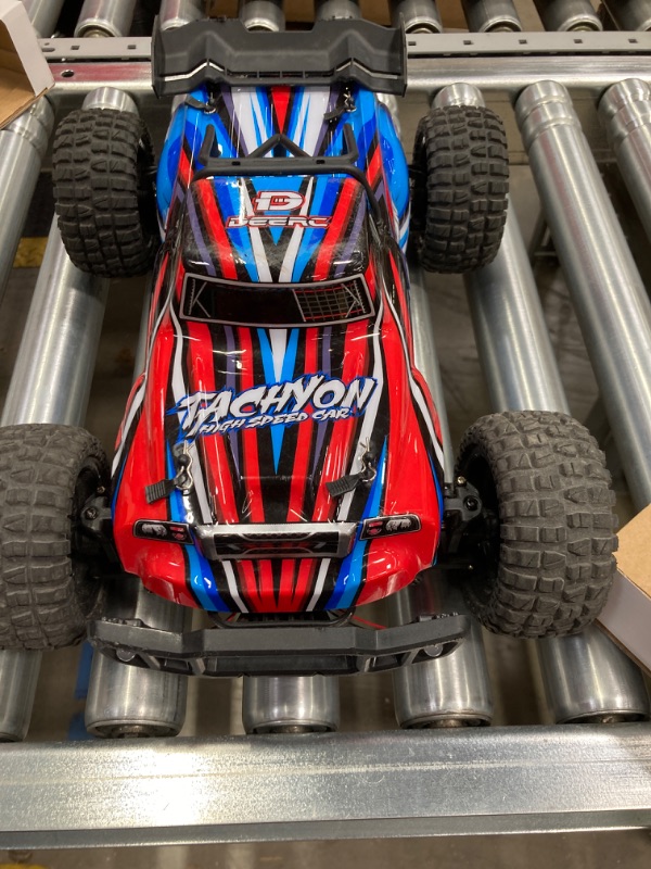 Photo 1 of DEERC 1:10 Scale Fast Brushless RC Car for Adults, 4WD High Speed RC Monster Truck, 60+ KMH, All Terrain 2.4Ghz Hobby RC Truck, Off-Road Remote Control Vehicle, 40+ min Play, RC Crawler Gift for Boys
