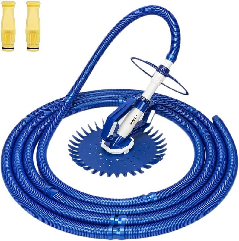 Photo 1 of VINGLI Pool Vacuum Above Ground Indoor Outdoor Automatic Swimming Pool Cleaner Sweep Sweeper https://a.co/d/0iK9fHKq