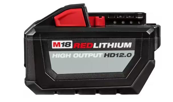 Photo 1 of M18 18-Volt hium-Ion High Output 12.0Ah Battery Pack
3.8k