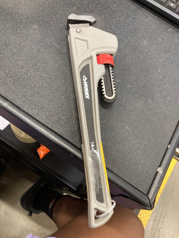 Photo 2 of 14 in. Aluminum Pipe Wrench
