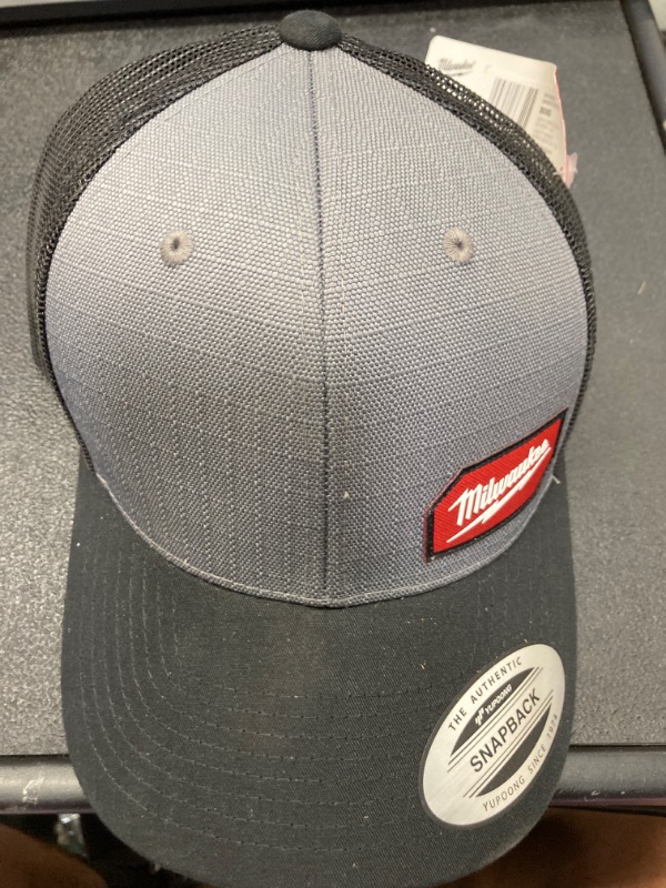 Photo 2 of Gridiron Gray Adjustable Fit Trucker Hat
