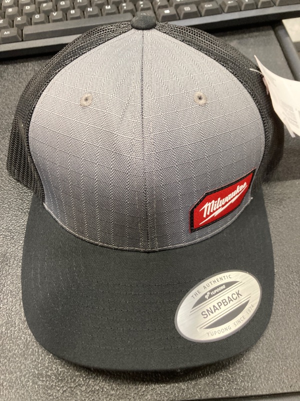 Photo 2 of Gridiron Gray Adjustable Fit Trucker Hat
