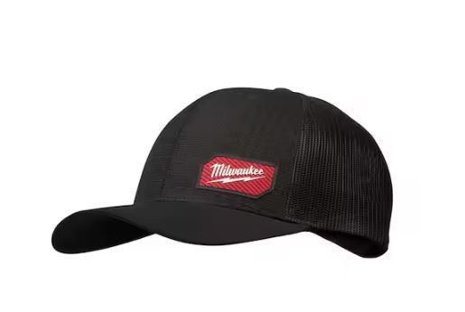 Photo 1 of Gridiron Black Adjustable Fit Trucker Hat
