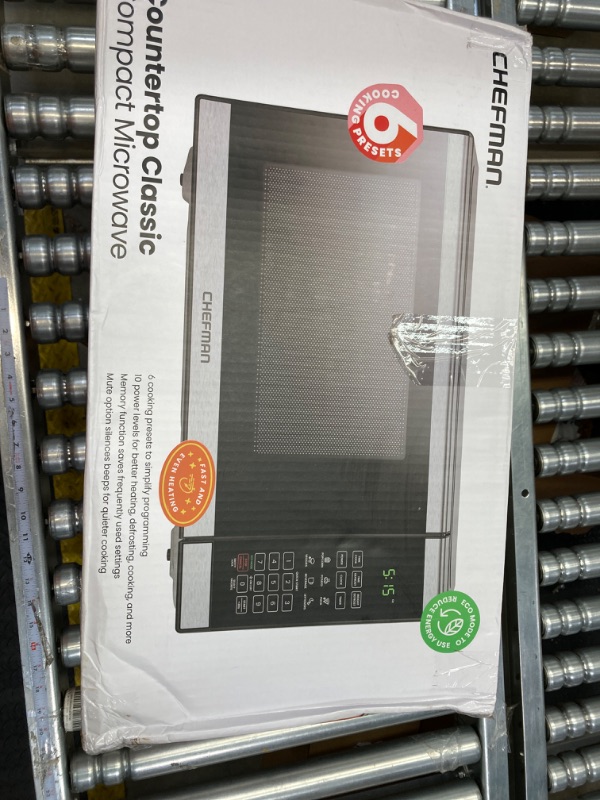 Photo 1 of Chefman 0.7 Cu Ft Counter Microwave