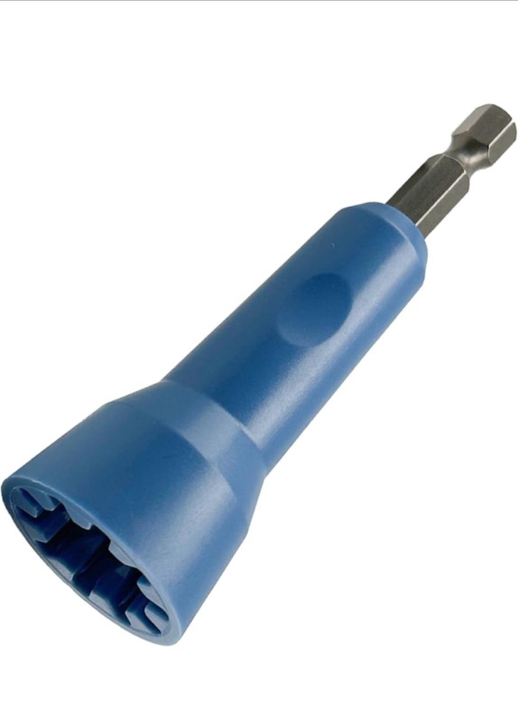 Photo 1 of (5 Pack) Electric Wire Twister for Drill -1 PCS Wire Twisting Tool 1/4" Chuck Improve Efficiency Blue