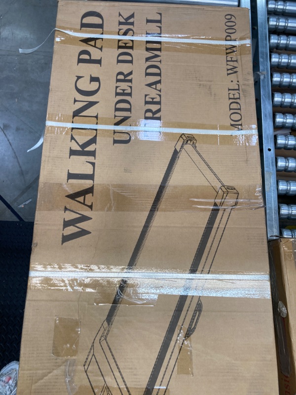 Photo 2 of ***see notes***Walking Pad Treadmill, Upgraded Up to 6% Incline Walking Pad, Voice Controlled Under Desk Treadmill 300+LB Capacity Work with ZWIFT KINOMAP, Only 39LBS Portable Treadmill for Home,Office,Apartment Black Red