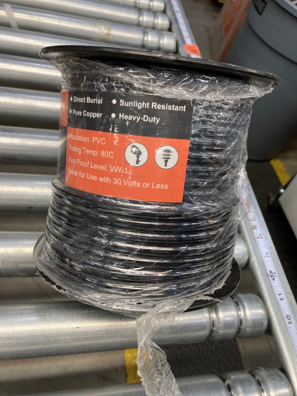 Photo 2 of 14/2 Low Voltage Landscape Wire, 14 Gauge Wire 2 Conductor 250 Feet, Low Voltage Wire, Outdoor Direct Burial Electrical Wire, Copper Wire 250FT 14AWG*2C