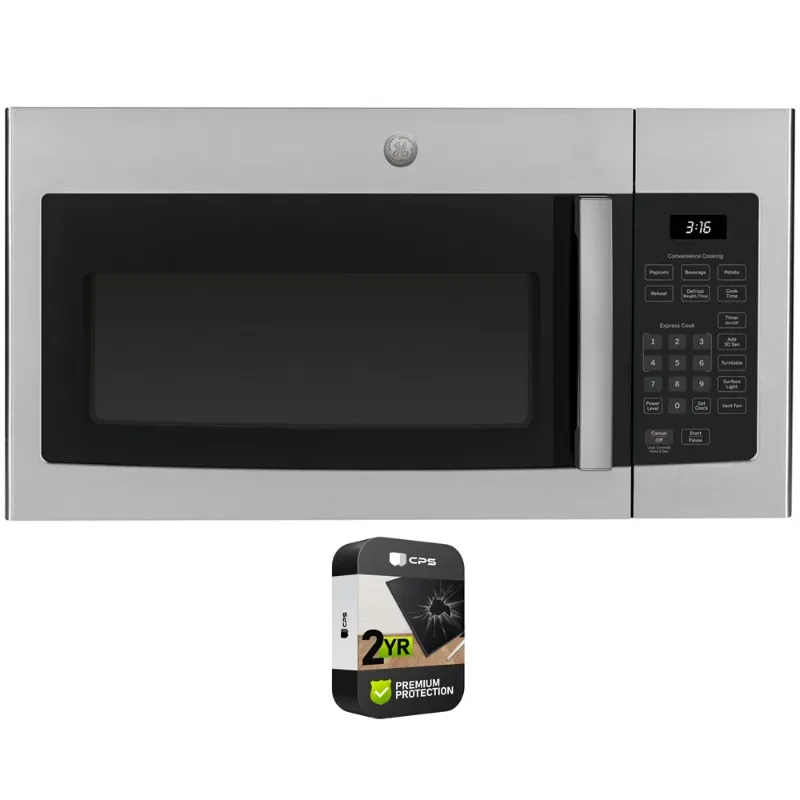 Photo 1 of General Electric GE 1.6 Cu. Ft. Over-the-Range Microwave Oven Stainless Steel, JVM3160RFSS