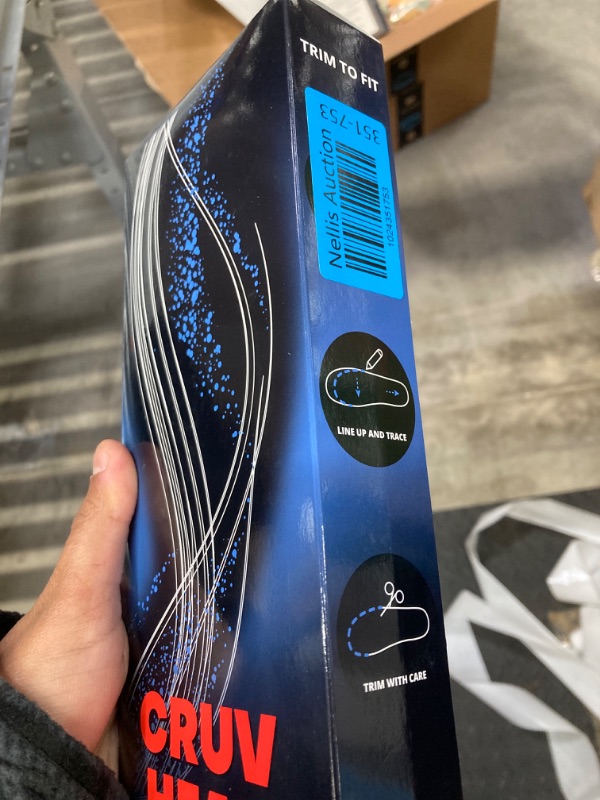 Photo 1 of 220+ lbs Plantar Fasciitis High Arch Support Insoles Men Women - Orthotic Shoe Inserts - Boot Work Shoe Insole (XL, Blue)