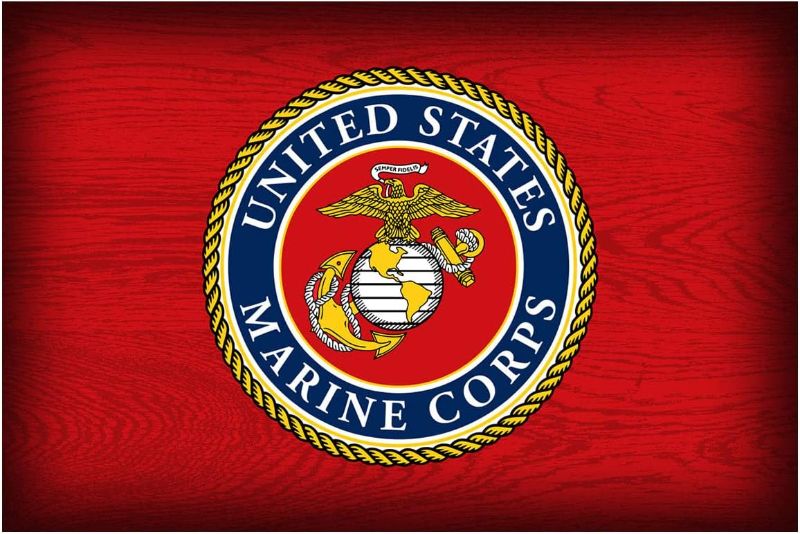 Photo 1 of ***SIMILAR TO PHOTO BUT NOT EXACT***  7.62 Design USMC Logo 20"x30" Floor Mat
