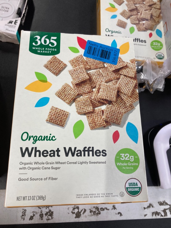 Photo 2 of 365 by Whole Foods Market, Organic Wheat Waffles Cereal, 13 Ounce.    ****PACK OF 4****