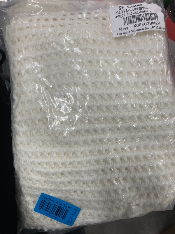 Photo 1 of Caracilia Womens Swimsuit Cover Up Sleeveless Crochet Knit Bathing Suit Coverup 2024 Summer Mini Beach Dress White Large