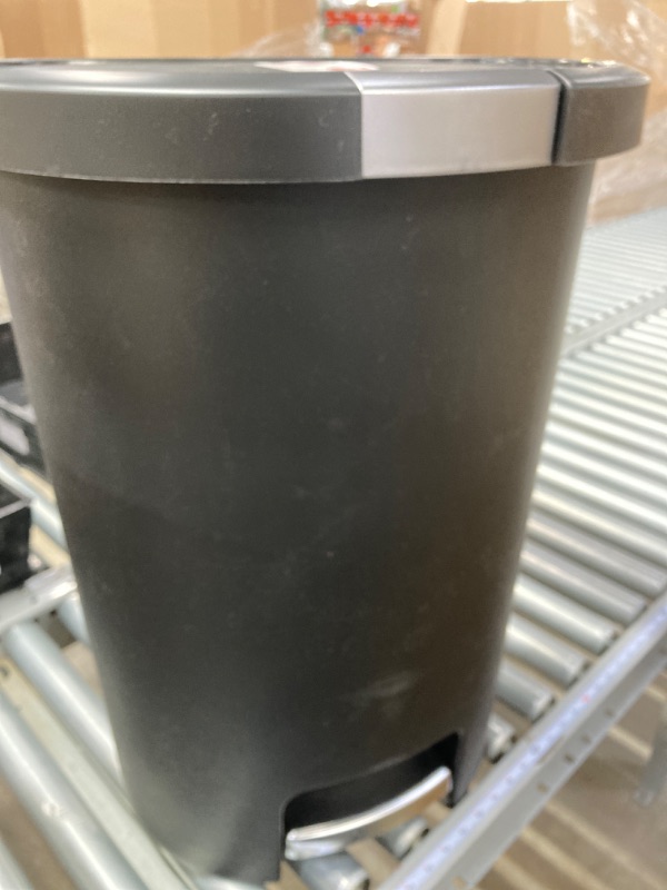 Photo 1 of 13 gallon step on NEW curver infinite trash can black