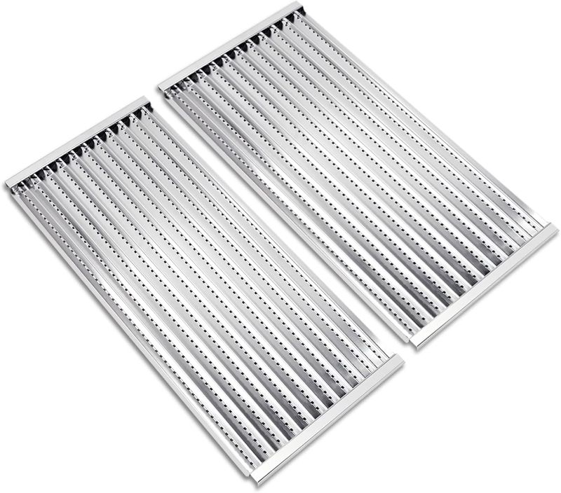 Photo 1 of  Grill Emitter Plates for Charbroil Commercial Tru-Infrared 463241314 463268008 463241313 463241013 463243812 463257010 Gas Grill, Stainless Steel Cooking Grates.(2 Pack)