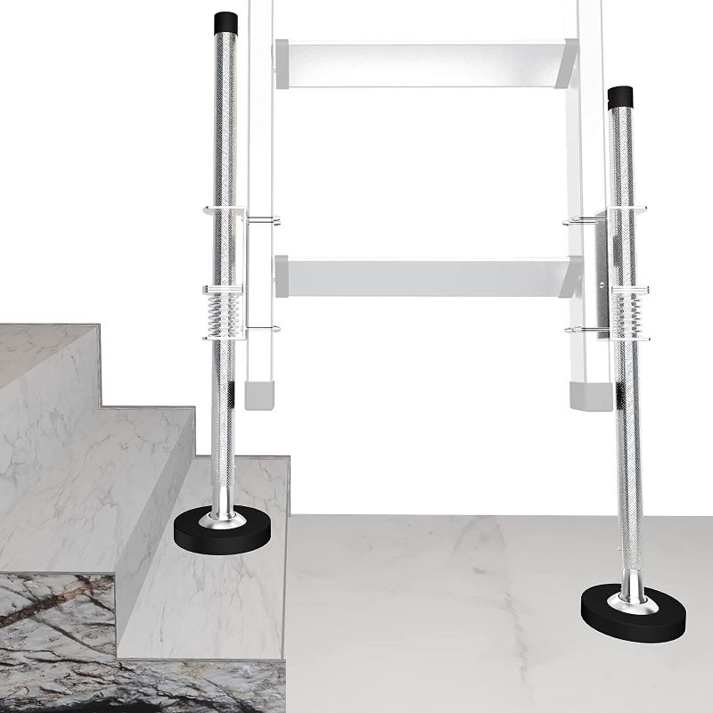 Photo 1 of ****ONLY ONE BAR*** TOUGHER Ladder Leveler Pair,Ladder Accessories Tools Working on Stairs, Adjustable Ladder Leveler for Stable Platform and Ground Level for All Surfaces-Standard Version ?20"?