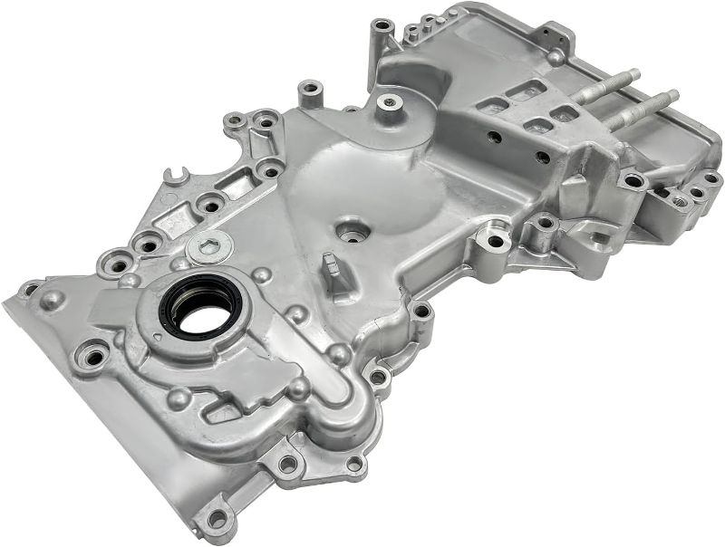 Photo 1 of 21350-2E330 21350-2E350 Engine Oil Pump Timing Chain Cover fit for Hyundai Tucson Kia Forte Soul 2014-2019 replace 21350-2E330,21350-2E350,21350-2E310,21350-2E311