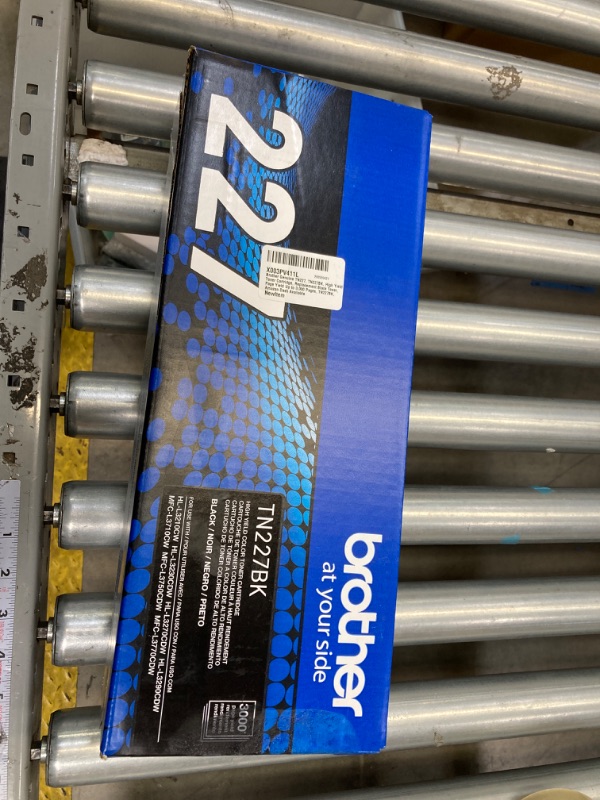 Photo 1 of Brother Genuine TN227, TN227BK, High Yield Toner Cartridge, Replacement Black Toner, Page Yield Up to 3,000 Pages, TN227BK, Amazon Dash Available