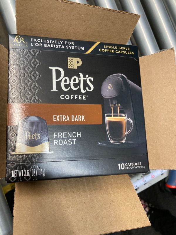 Photo 3 of ***BUNDLE (3PACK)***

Peet's French Extra Dark Roast Coffee Capsules for L'OR Barista