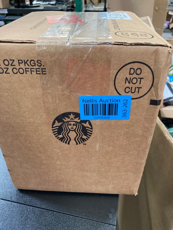 Photo 4 of **EXP 07/25/2024** Starbucks Ground Coffee, Starbucks Blonde Roast Coffee, Decaf Veranda Blend, 100% Arabica, 6 bags (12 oz each) Decaf Veranda 12 Ounce (Pack of 6)