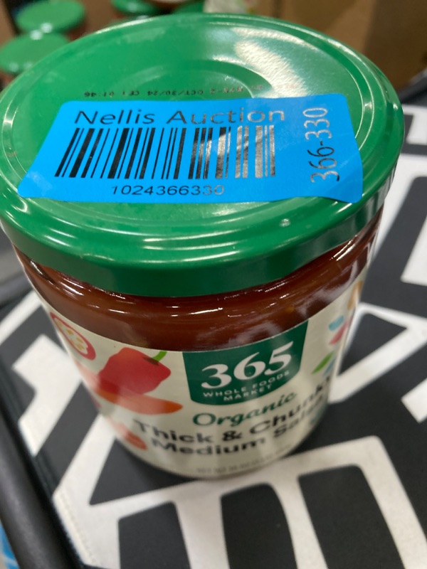 Photo 3 of 365 by Whole Foods Market, Organic Thick & Chunky Medium Salsa, 16 Ounce