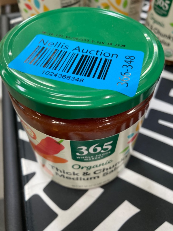 Photo 2 of 365 by Whole Foods Market, Organic Thick & Chunky Medium Salsa, 16 Ounce