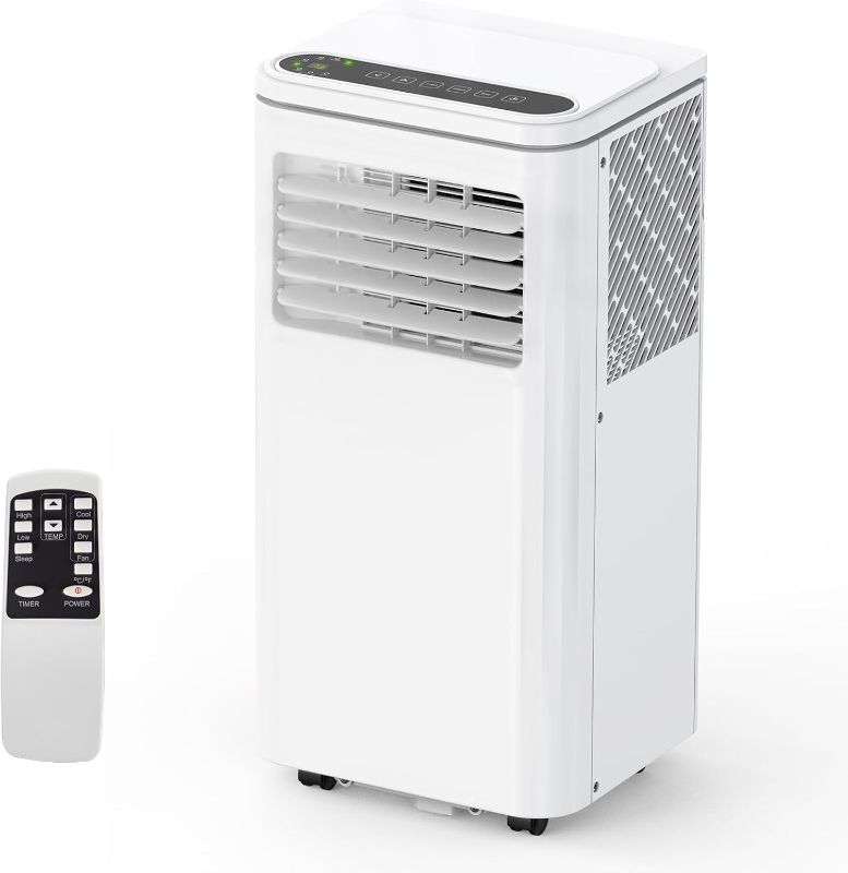 Photo 1 of Portable Air Conditioner, Air Conditioners 10,000 BTU 3-IN-1 Quiet AC Unit with Dehumidifier, Fan, Auto Modes, Standing AC Unit Cools Room up to 450 sq. ft, Exhaust Hose & Window Kit