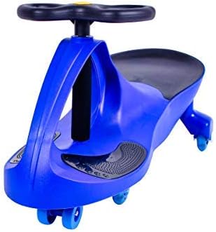 Photo 1 of **similar item**  Premium LED-Wheel Swing Car Ride on Toy - Blue, Great for Both Indoor and Outdoor Play, Perfect for 3, 4, 5 Years Old Boys and Girls Riding Fun
