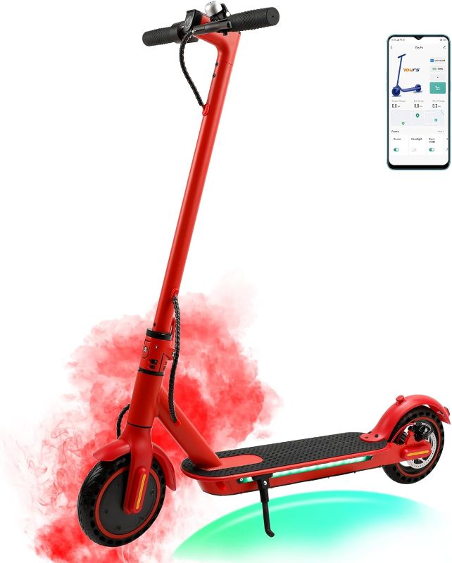 Photo 1 of Bruce & Shark 8.5" Tires Electric Scooter,Up to 9-22 Miles Range,22Mph Top Speed,350W Motor,Dual Braking System,Portable Folding Commuting Sport Escooter for Adults with App Control
