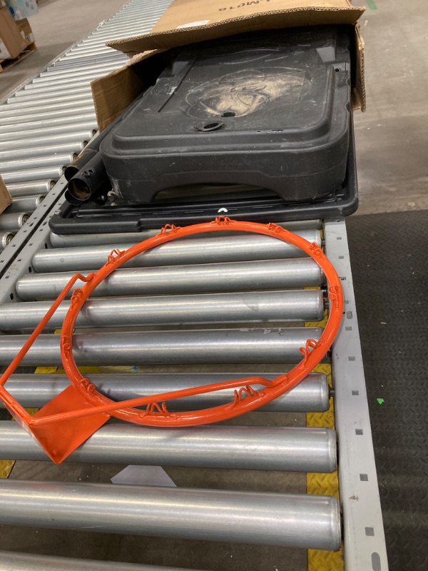 Photo 1 of Yaheetech Portable Basketball Hoop Outdoor Indoor Basketball Hoop Basketball Court Basketball Goals Outdoor Basketball Hoops for Pool, with 32''/28'' Basketball Backboard 32'' PVC Backboard