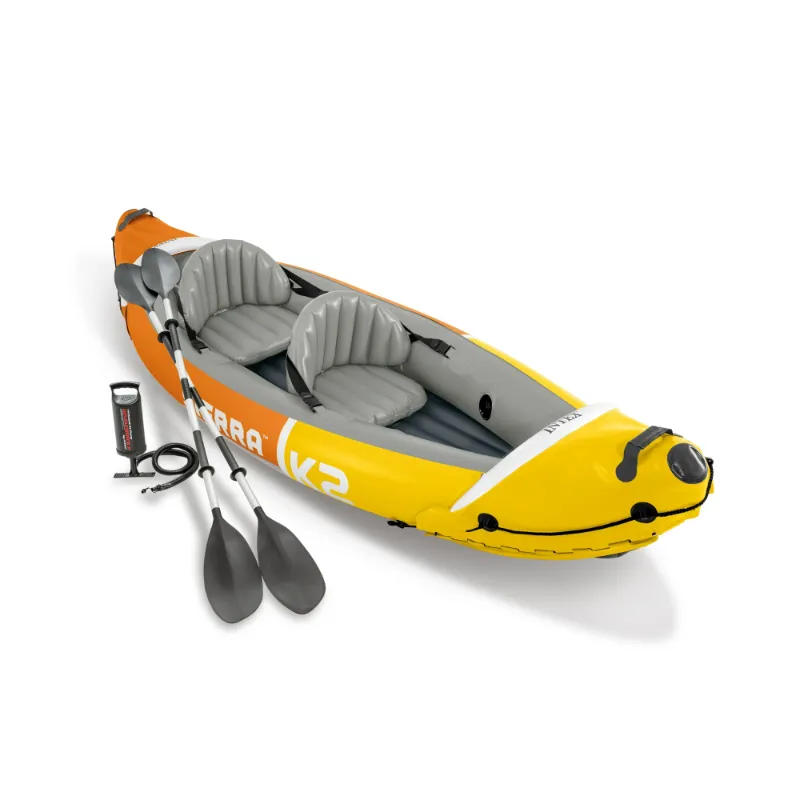 Photo 1 of Intex Sierra K2 2-Person Inflatable Blow Up Fishing Kayak
