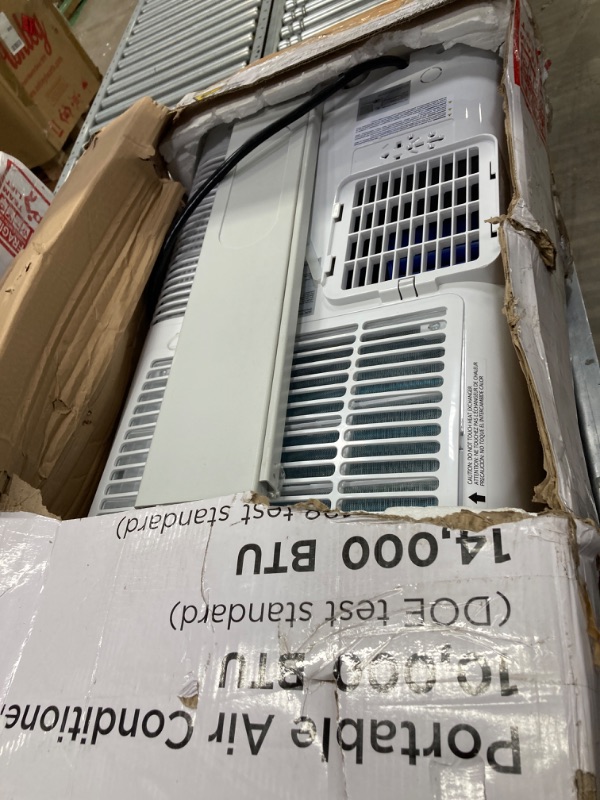 Photo 2 of 12,000 BTU Portable Air Conditioner Cools Up to 500 Sq.Ft, 3-IN-1 Energy Efficient Portable AC Unit with Remote Control & Installation Kits for Large Room, Campervan, Office, Temporary Space