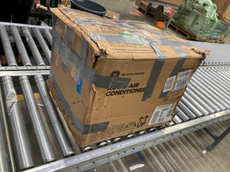 Photo 1 of GE Window Air Conditioner 8000 BTU, Wi-Fi Enabled, Energy-Efficient Cooling for Medium Rooms, 8K BTU Window AC Unit with Easy Install Kit, Control Using Remote or Smartphone App 8000 BTU White