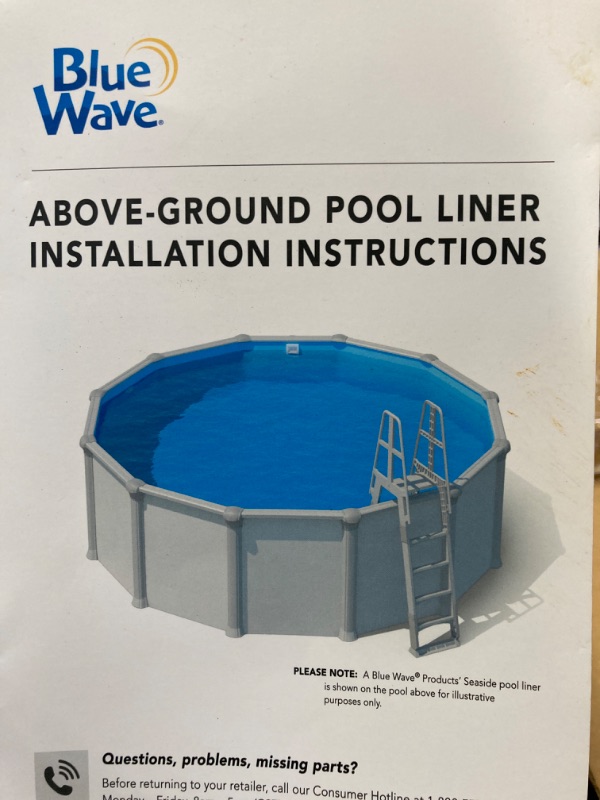 Photo 1 of Blue Wave ABOVE GROUND POOL LINER 