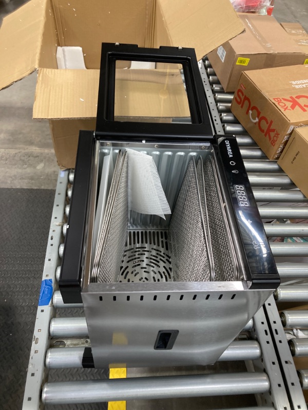 Photo 3 of ****MISSING PARTS*** Food Dehydrator for Jerky, 8 Stainless Steel Trays Dehydrator Machine with Food Air-Drying Function, 176? Temperature Control & 48H Timer, 600W Fruit Dryer for Meat,Beef,Herbs,Dog Treats, ETL Approved
